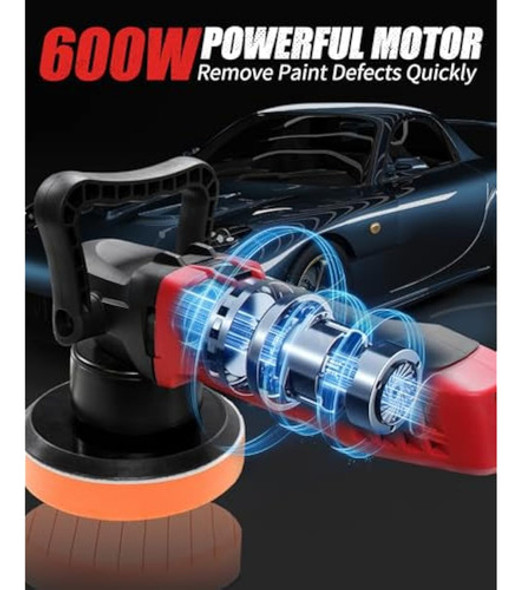 Avid Power Pulidora De Doble Acción/da De 6 1