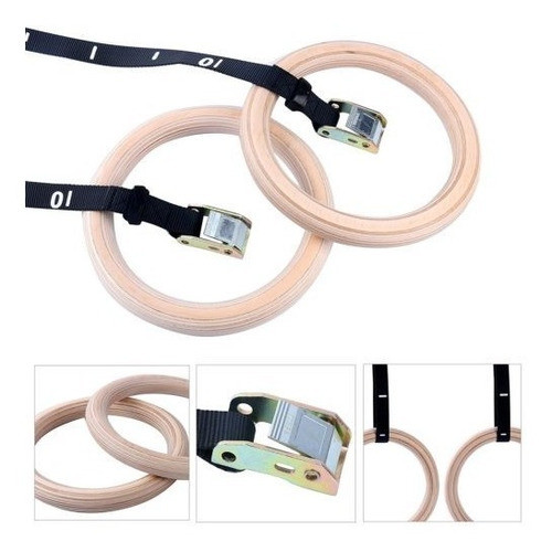 Gimnasia Anillos Perfecto Para El Crossfit Con Cga Madera Ci 0