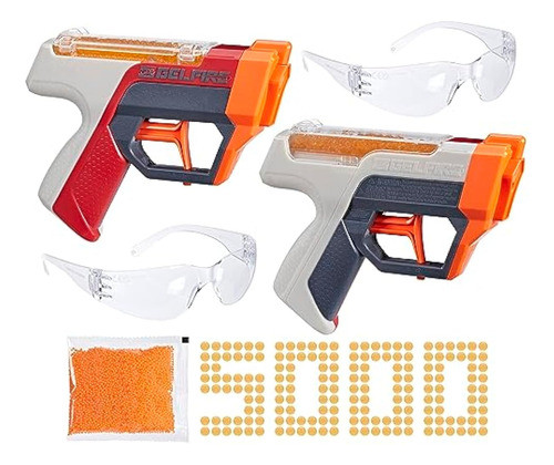 Nerf Lanzadores Pro Gelfire Dual Wield, Paquete De 0