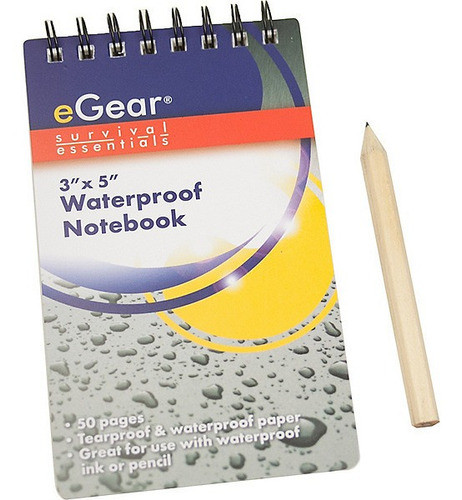 Block De Notas Sumergible Con Lapiz Nautica Lanchas Agua 1
