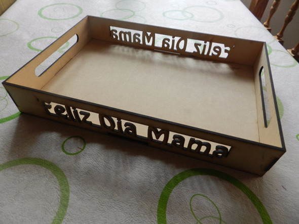 Bandeja Desayuno Dia De La Madre  Dia Del Padre 30x40 Cm 30u 0