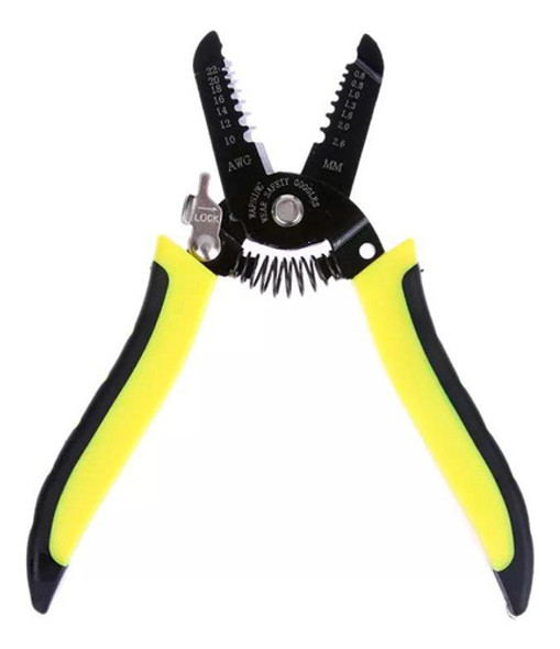 Pinza Pelacable Tijera Corta Cables 7 Pulgadas Ergonomico 0