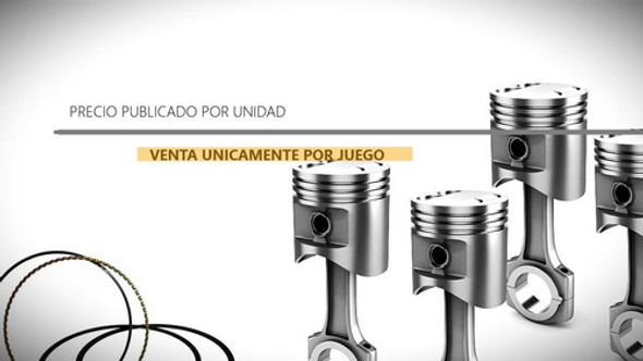 Piston Completo Mercedes Benz Om355 128mm 1