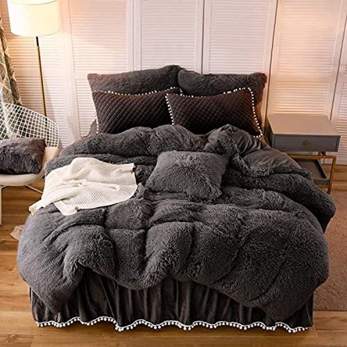 Juego De Funda Nórdica De Peluche Haok - Juego De Cama Espon 1