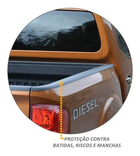 Protetor Borda Lateral E Tampa Frontier Ano 2017 Até 2019 1