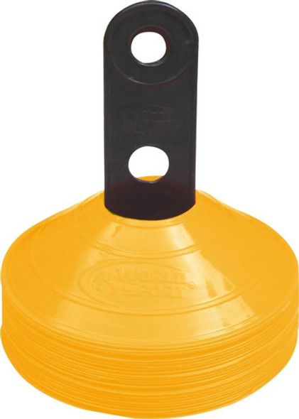 Juego 25 Conos Disco Deportes Amarillo 1