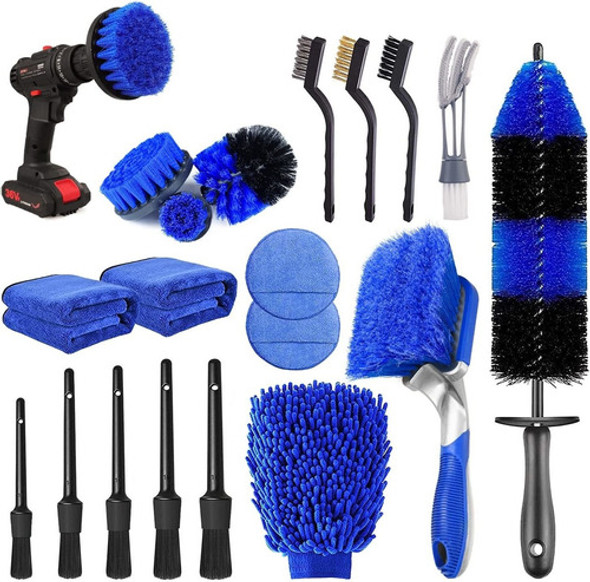 Kit De Limpieza Detailing Para Interior Y Exterior (20 Uni) 0