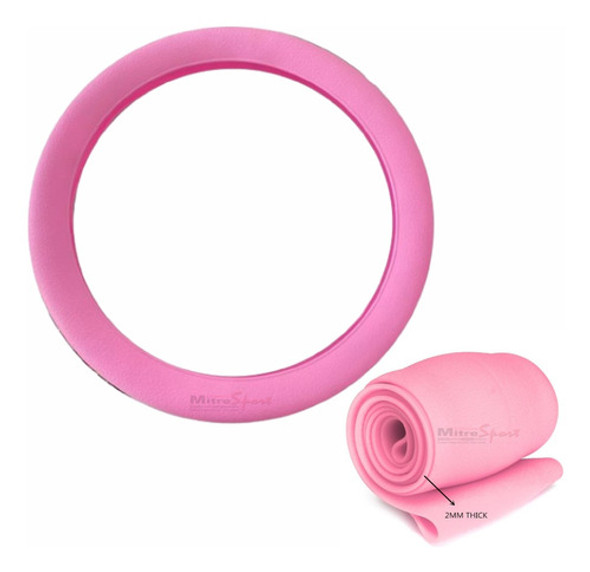Cubre Volante Silicona Rosa+ C/ Cinturones+ C/ Palanca 1 Cubre Volante Silicona Rosa+ C/ Cinturones+ C/ Palanca 1