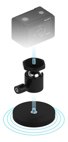 Soporte Magnético Recubierto De Goma Sabrent Para Cámara De 0