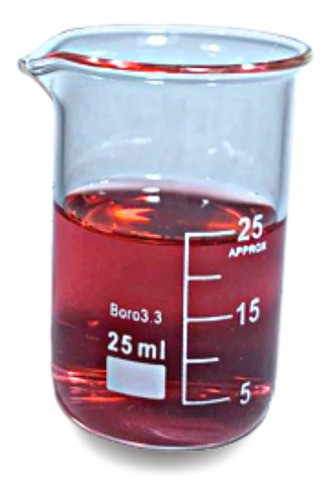 Becker De Vidro Graduado P/ Laboratório De 25ml 0