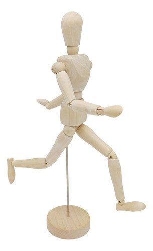 Maniquí De Madera Para Decorar Escritorio, 30 Cm De Altura 0