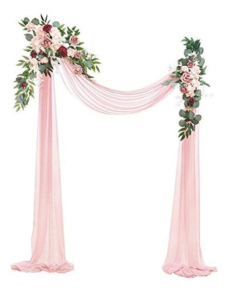 Ling's Moment Kit De Flores Artificiales Para Arco De Bodas 0