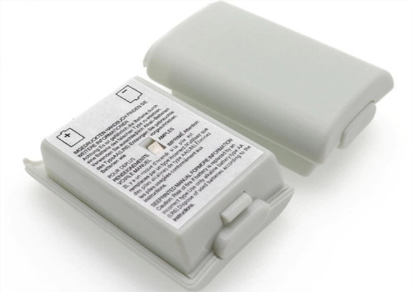 Tapa Trasera (batería) Porta Pilas P/joystick Xbox360 Blanca 0