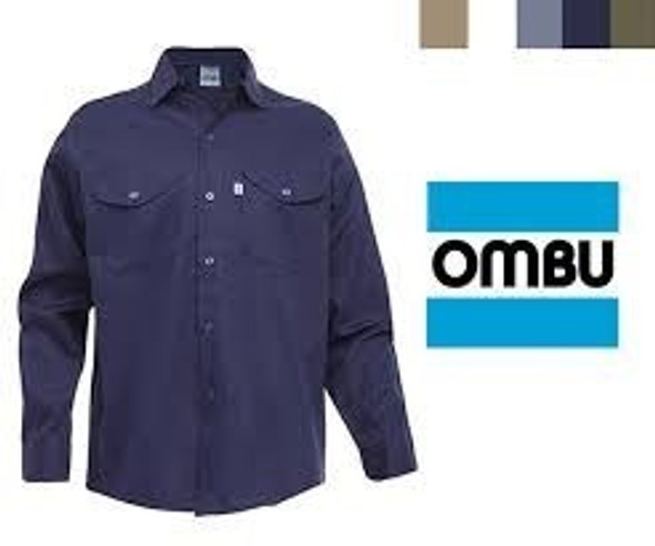 Camisa De Trabajo Ombu Azul Talle 50/51 Nuevas 0 Camisa De Trabajo Ombu Azul Talle 50/51 Nuevas 0