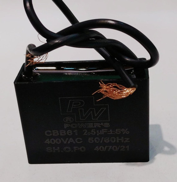 Pack 2 Capacitor Ventilador 2,5uf Contacto Electricidad 0