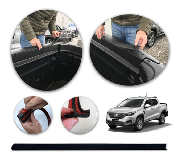 Reposa Pie Apoya Pie Accesorios Fiat Strada + Velcro 1