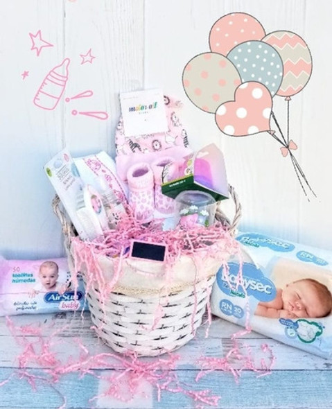 Regalo Bebe, Canasta Bebe, Canasta Niña, Regalo Nacimiento 1