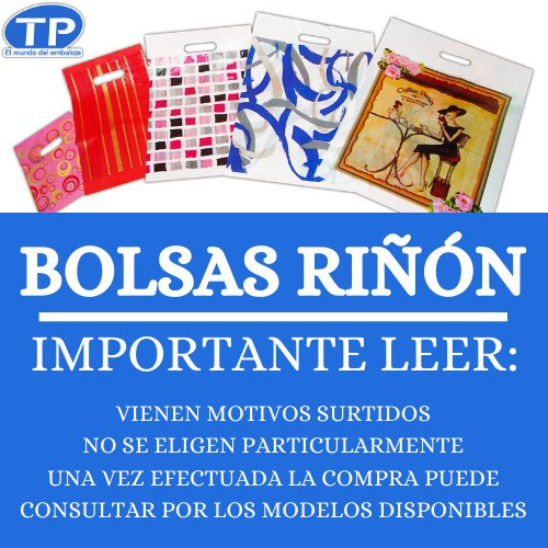 Bolsas Riñón Fantasia 30x40 Motivos Surtidos Pack X50 U. 1