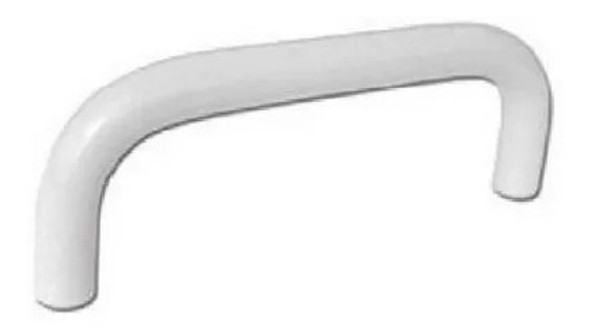 Puxador P/móveis Alça/trave 96mm Branco Kit 10 Unid. 1 Puxador P/móveis Alça/trave 96mm Branco Kit 10 Unid. 1
