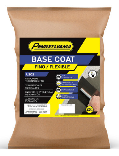 Base Coat Revoque Adhesivo P/ Eps Sistema Eifs Pennsylvania 0