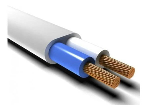 Cable Super Plástico Gris 2x2 Mm - 10 Metros 0