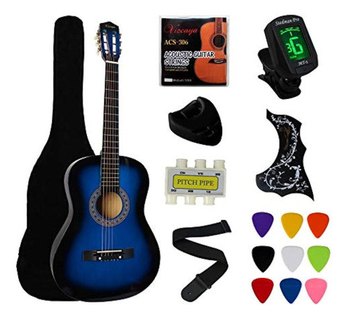 Kit De Guitarra Acústica Ymc Para Principiantes Y 0