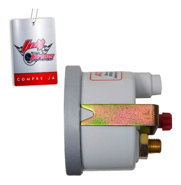Manômetro Pressão Combustível 52mm Mecânico 10kg Sport 1