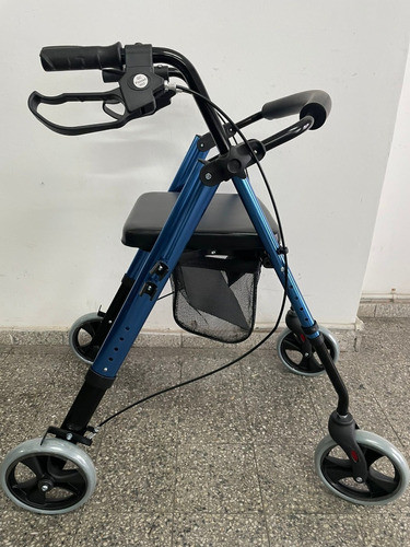 Andador De 4 Ruedas Con Freno, Asiento Y Guarda Objetos 1