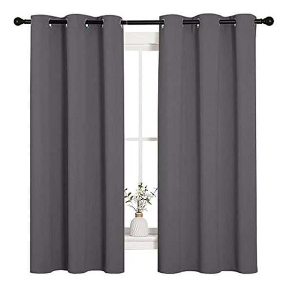Nicetown Cortinas Arandelas Con Aislamiento Térmico Blackout 0