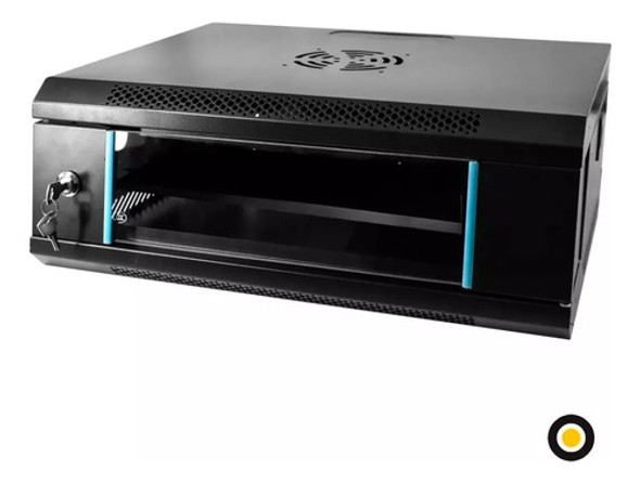 Rack Mural 4u Llave Servidor Redes Switch Dvr Nvr Cctv 0