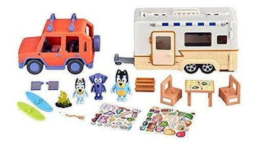 Set De Vehiculo Todo Terreno 4x4 Casa Rodante Y Personajes 0