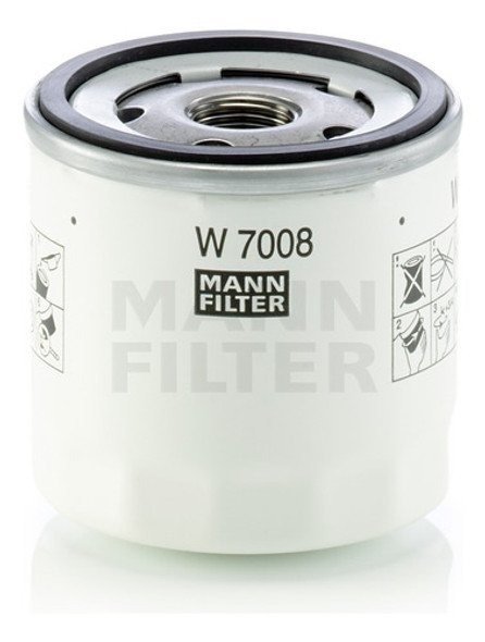 Filtro De Aceite Mann-filter W 7008 0 Filtro De Aceite Mann-filter W 7008 0