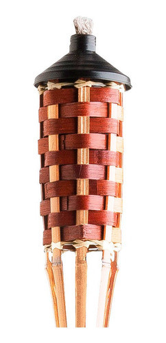 Antorcha Rattan Citronella Jardin Repelente Mosquito Deco 1