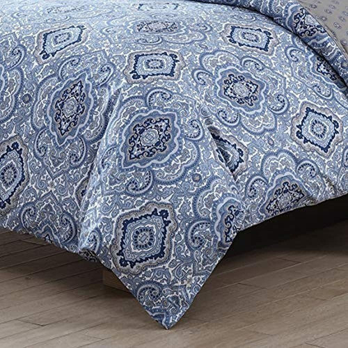 Escena De La Ciudad Milan Blue Comforter Set King 1