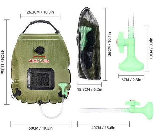Bolsa De Banho De Água Quente Portátil De 20l Para Aquecimen 1