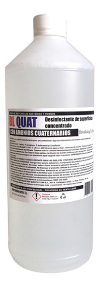 Amonio Cuaternario Desinfectante Maxima Concentracion! 0