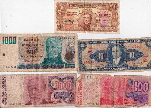 Eb+ 10 Billetes Diferentes Para Colección O Intercambio (#3) 1