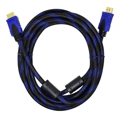 Cable Hdmi De 3m V1.4 Con Filtros 1080p Malla De Tela Nisuta 0