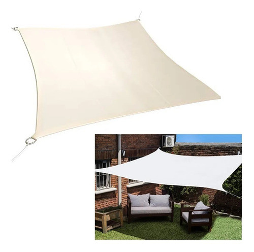 Malla Toldo Vela Alta Calidad 7 X 3 Metros Uv 98% Blanco 1