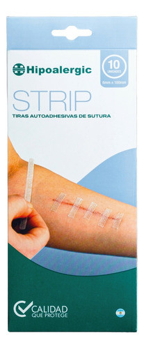 Suturas Autoadhesivas Hipoalergic Strip 6  Mm X 100 Mm 0