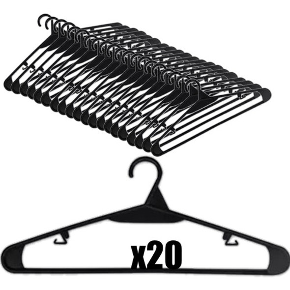 Combo 20 Perchas Plasticas Niño Niña Para Perchero Placarda 0
