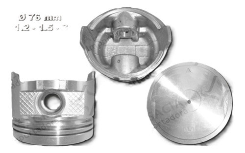 Juego Pistones C/pernos Daihatsu Aplausse /gran Move 1