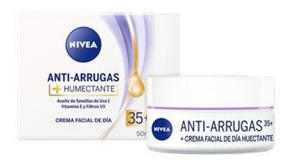 Crema Humectante Antiarrugas 35+ Nivea 50 Ml 0