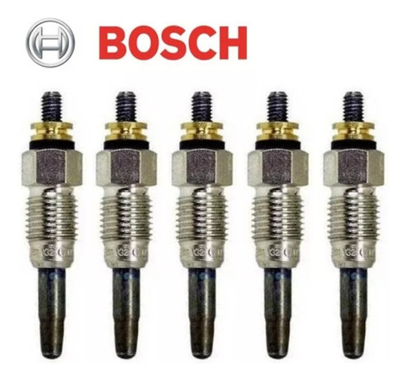 5 Bujías Precalentadoras Bosch Vw Transporter T4 2.4 Diesel 1
