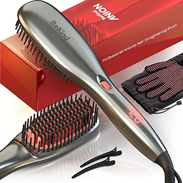 Cepillo Para Alisar El Cabello Bekind Anion 30 En 1, Función 0