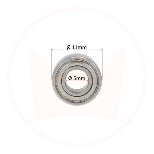 Rolamento 685zzw3 Ø5mm X Ø11mm X 3mm Medida Especial 1