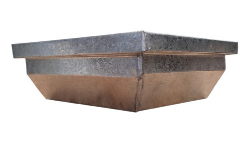 Escuadra Canaleta Americana 90 Grados Galvanizada 0