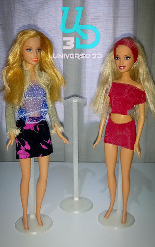 Barbie Y Ken Soporte Para Muñecas  X 5 Unidades 1