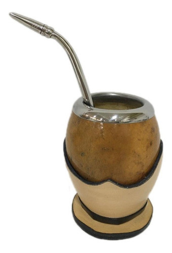 Kit Chimarrão Cuia Uruguaia Cq Bomba Pêra Yerba Taragui 500g 1
