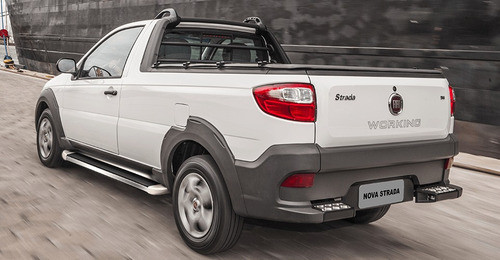 Estribos De Color Aluminio Fiat Strada Hasta 2016 1